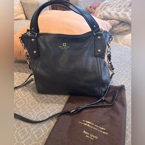 KATE SPADE New York Pine St Kori Black Leather w/dust bag crossbody conv…